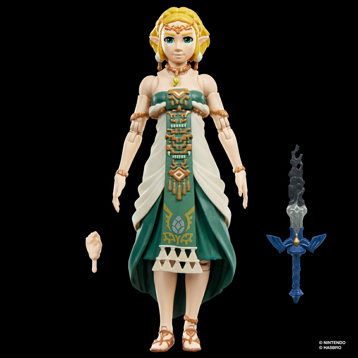 ハズブロ（Hasbro）ゼルダの伝説 ヒーローズ・オブ・ハイラル ゼルダ姫、『ゼルダの伝説 ティアーズ オブ ザ キングダム』プレミアム コレクション用 15cm アクションフィギュア G4516 正規品