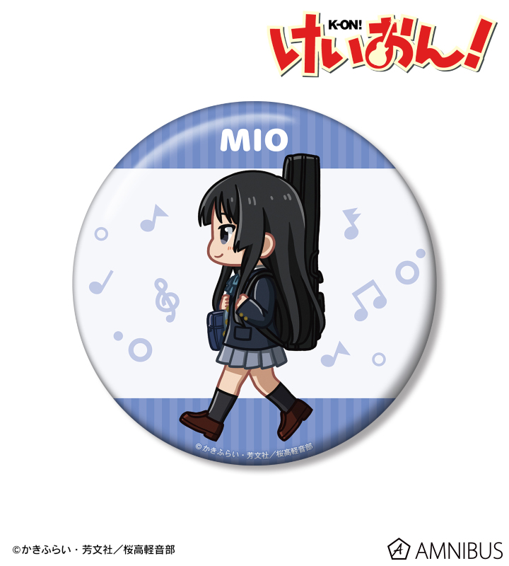 秋山 澪 ちびとこ 制服ver. 100mm缶バッジ