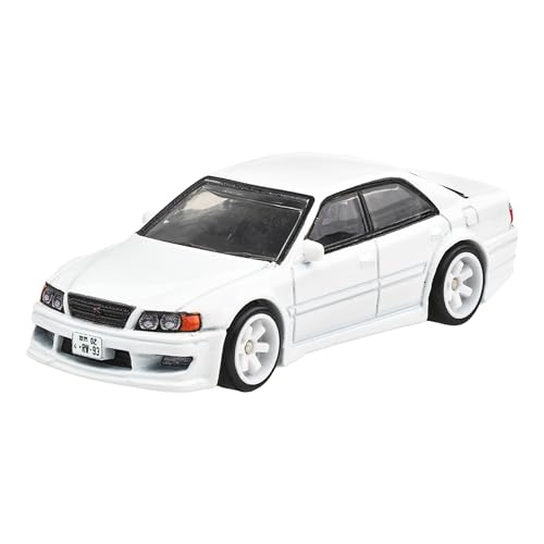 ホットウィール(Hot Wheels) プレミアム2パック トヨタ チェイサー JZX 100 / 1989 トヨタ スープラ 乗り物おもちゃ ミニカー 3歳から ホワイト JHW57