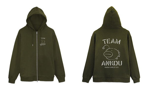 ガールズ＆パンツァー 最終章 あんこうチーム ジップパーカーVer.3.0/MOSS-XL（再販）