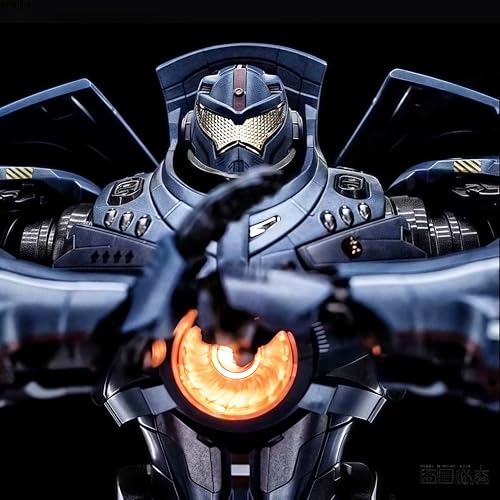 ジプシー・デンジャー ロボット 玩具 25cm マスターピース アクションフィギュア 人気 SF映画 兵器 VS 怪獣 完全 武装セット 原子炉 プラズマキャノン スタンド ベース プレミアム メッキ 塗装済み 完成品 モデル 男の子 おもちゃ プレゼント 景品 コレクション (ジプシー・デンジャー)