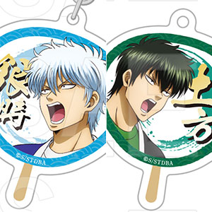 「銀魂」×E-DINER トレーディングうちわ型アクリルキーホルダー 8個入りBOX