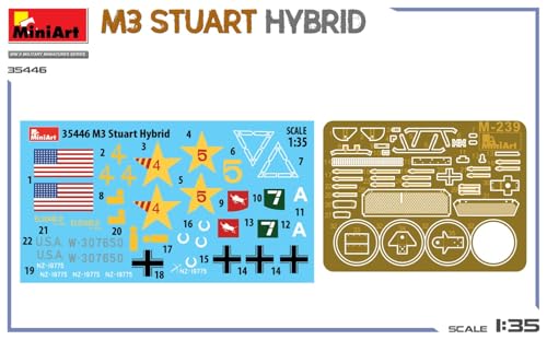 ミニアート 1/35 M3 スチュアート ハイブリッド プラモデル MA35446 (戦車)