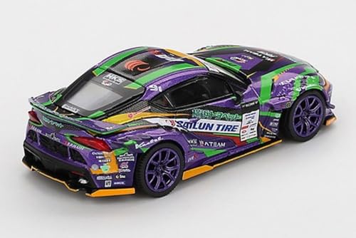 MINI GT 1/64 Toyota GR スープラ KUHL 2021 D1GP EVANGELION RACING 完成品 MGT00951-BL