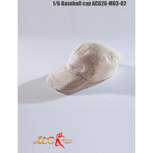 HiPlay JIAOUDOLL 1/6 ベースボールキャップ ACG26-M03-02D ベージュ フィギュア用 アクセサリー 付属品