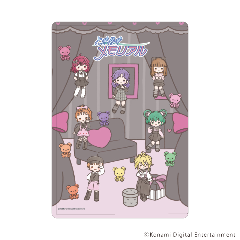 ときめきメモリアル_キャラクリアケース02/集合デザイン ダークガーリーver.(グラフアートイラスト)