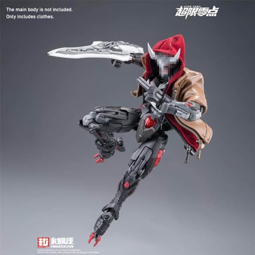 HiPlay 和模線 1/10 レザージャケット&フード付きベスト セット フィギュア用 アクセサリー 付属品