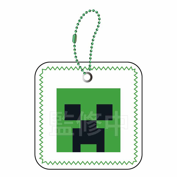 マインクラフト むにぺちょ スクィーズキーホルダー クリーパー