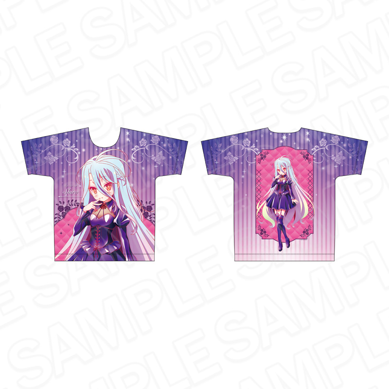 ノーゲーム・ノーライフ_フルグラフィックTシャツ 白 ボンテージ ver.
