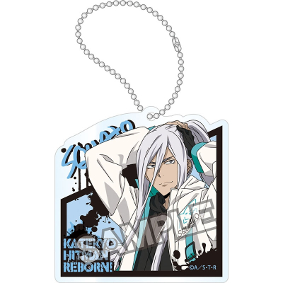 【グッズ-キーホルダー】家庭教師ヒットマンREBORN! ストリートファッション アクリルキーチェーン S・スクアーロ【再販】