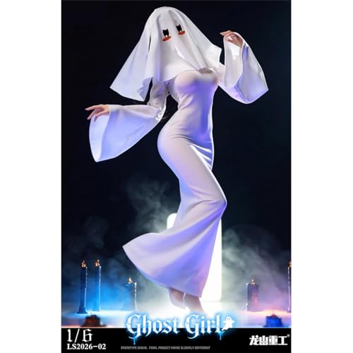 HiPlay 龍山重工 1/6 幽霊娘 ルナ コスプレ版 LS2026-02 可動フィギュア 塗装済み 完成品
