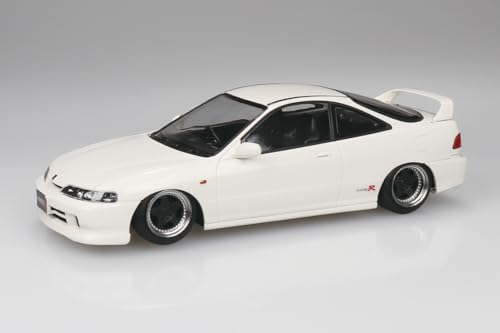 青島文化教材社(AOSHIMA) 楽プラ スナップキット No. 22CU-CW ホンダ DC2 インテグラ タイプR カスタムホイール(チャンピオンシップホワイト) 1/32スケール プラモデル