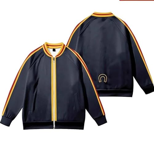 [COLE] ウマ娘 プリティーダービー キタサンブラック パーカー 長袖 コート ライスシャワー メジロマックイーン トウカイテイオー フード付き服 運動パーカー 日常服 Hoodieメンズ 誕生日 プレゼント コスチューム (11,XL 厚手)