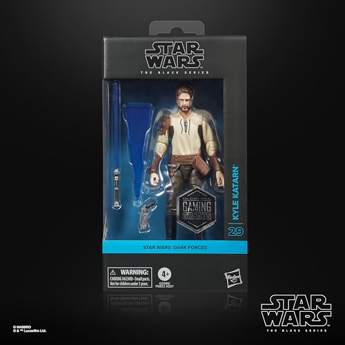 ハズブロ（Hasbro）スター・ウォーズ STAR WARS ブラックシリーズ ゲーミング・グレイツ スター・ウォーズ ダークフォース カイル・カターン プレミアム コレクション用 15cm アクションフィギュア G2586 正規品