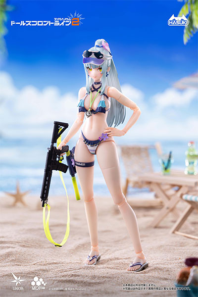 pocket art PA013 ドールズフロントライン2：エクシリウム クルカイ 蒼き軌跡Ver. 豪華版 1/12 完成品アクションフィギュア[HASUKI]《０５月予約》