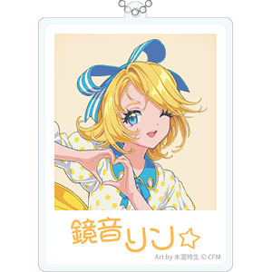 ピアプロキャラクターズ 昭和アイドル 二層アクリルキーホルダー 鏡音リン
