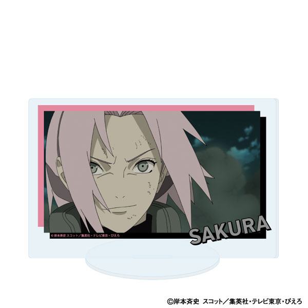 アクリルスタンド「NARUTO-ナルト- 疾風伝」79/春野サクラ(場面写イラスト)[A3]《０８月予約》