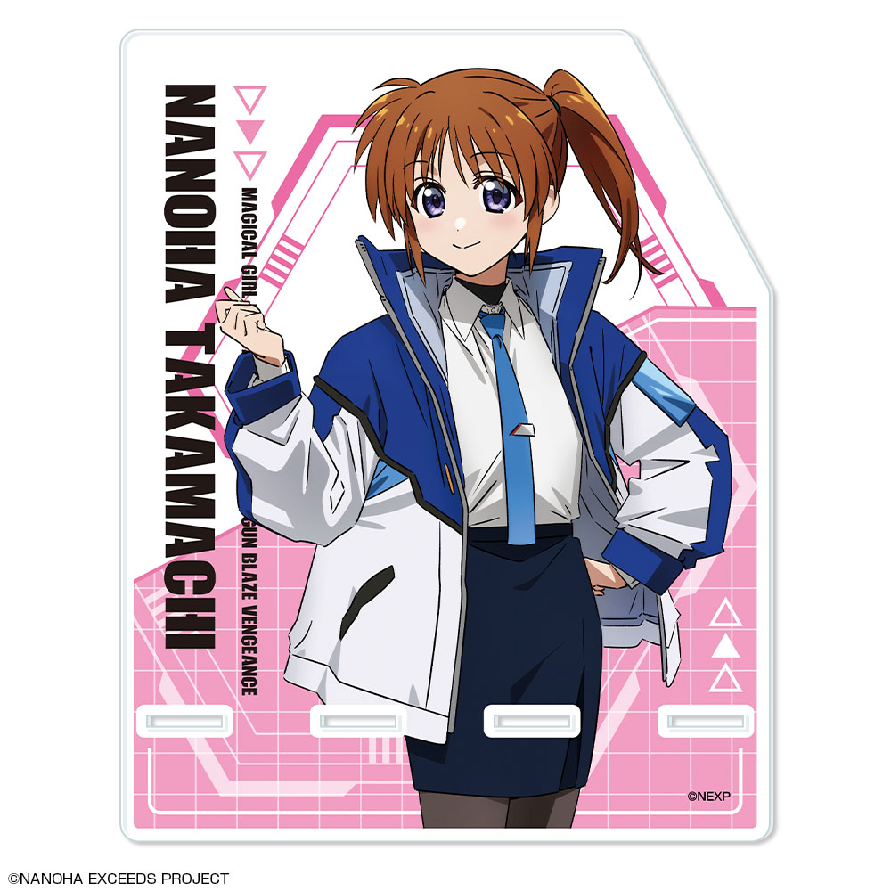 魔法少女リリカルなのは EXCEEDS Gun Blaze Vengeance_アクリルスマホスタンド デザイン02(高町なのは/A)