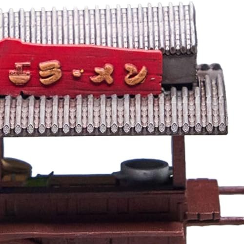 STARTIST 1/64スケール 日本の屋台ラーメン模型キット ジオラマコレクション デスクオーナメント ミニチュアストリートシーンディスプレイ サンドテーブル用, style B