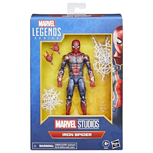 ハズブロ(HASBRO) MARVEL マーベルレジェンドシリーズ アイアン・スパイダー, 『アベンジャーズ:エンドゲーム』のコレクション用 6インチ(15cm)スパイダーマンアクションフィギュア F9127 正規品