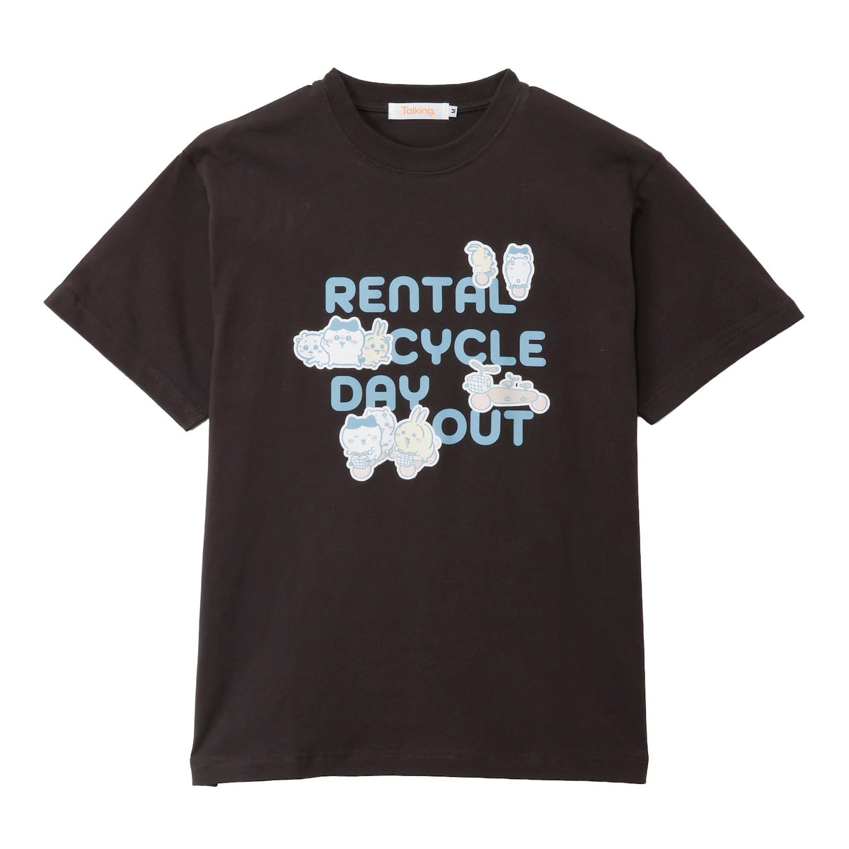 ちいかわ Tシャツ レンタサイクルでおでかけ スミ