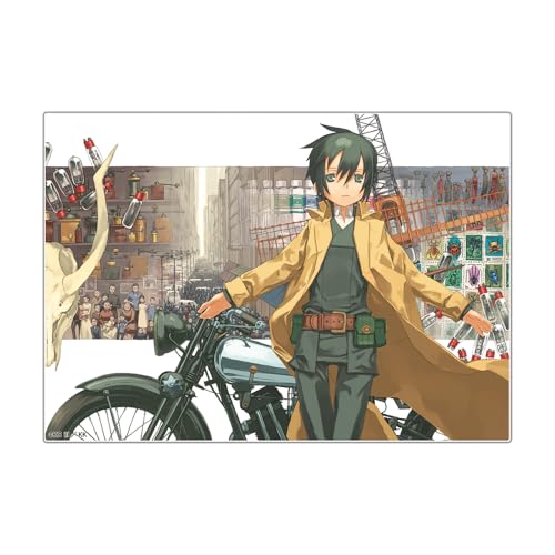 ＫＡＤＯＫＡＷＡ キノの旅 ｔｈｅ Ｂｅａｕｔｉｆｕｌ Ｗｏｒｌｄ ２５周年記念 アクリルイラストプレート Ｆ ２００４年ポスター 約W209×H147mm アクリル