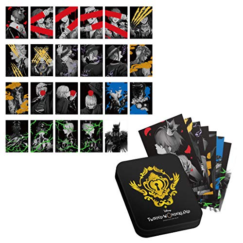 アニプレックス カウントダウンイラストステッカーセット 缶入り ディズニー ツイステッドワンダーランド POPUP SHOP in アニメイト