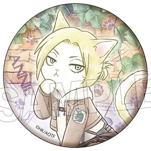 進撃の巨人 憲兵にゃん 缶バッジ アニ