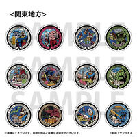「ガンダムマンホールプロジェクト」 丸缶マグネット2個セット【関東地方・全6種】