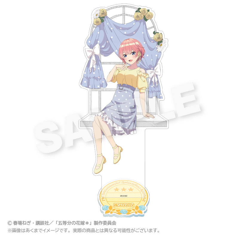 五等分の花嫁＊_BIGアクリルスタンド 水玉パステルver. 中野 一花