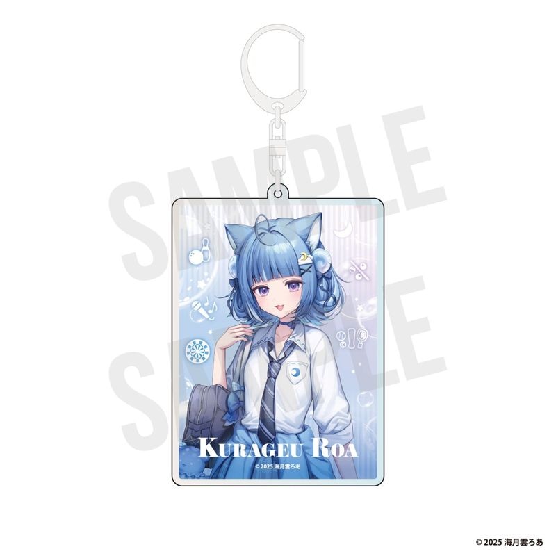 「2月下旬頃以降発送」『海月雲ろあ』×ラウンドワン アクリルキーホルダー(A)