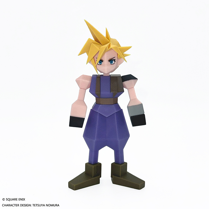 ファイナルファンタジーVII ポリゴンソフビ クラウド・ストライフ