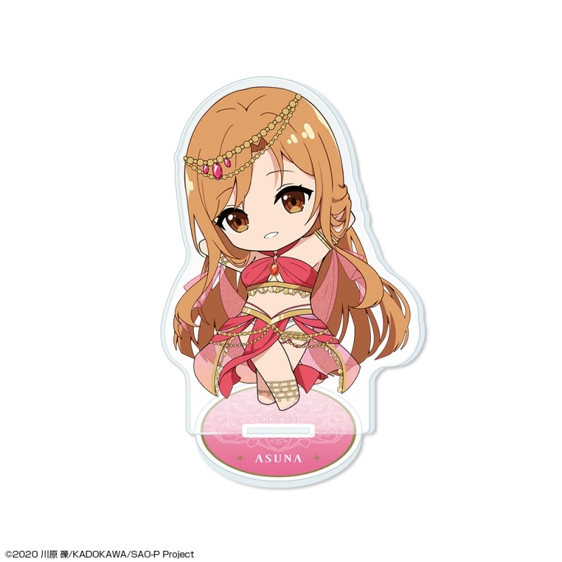 ソードアート・オンライン ちびキャラアクリルスタンド デザイン01(アスナ/ちびキャラ踊り子ver.)