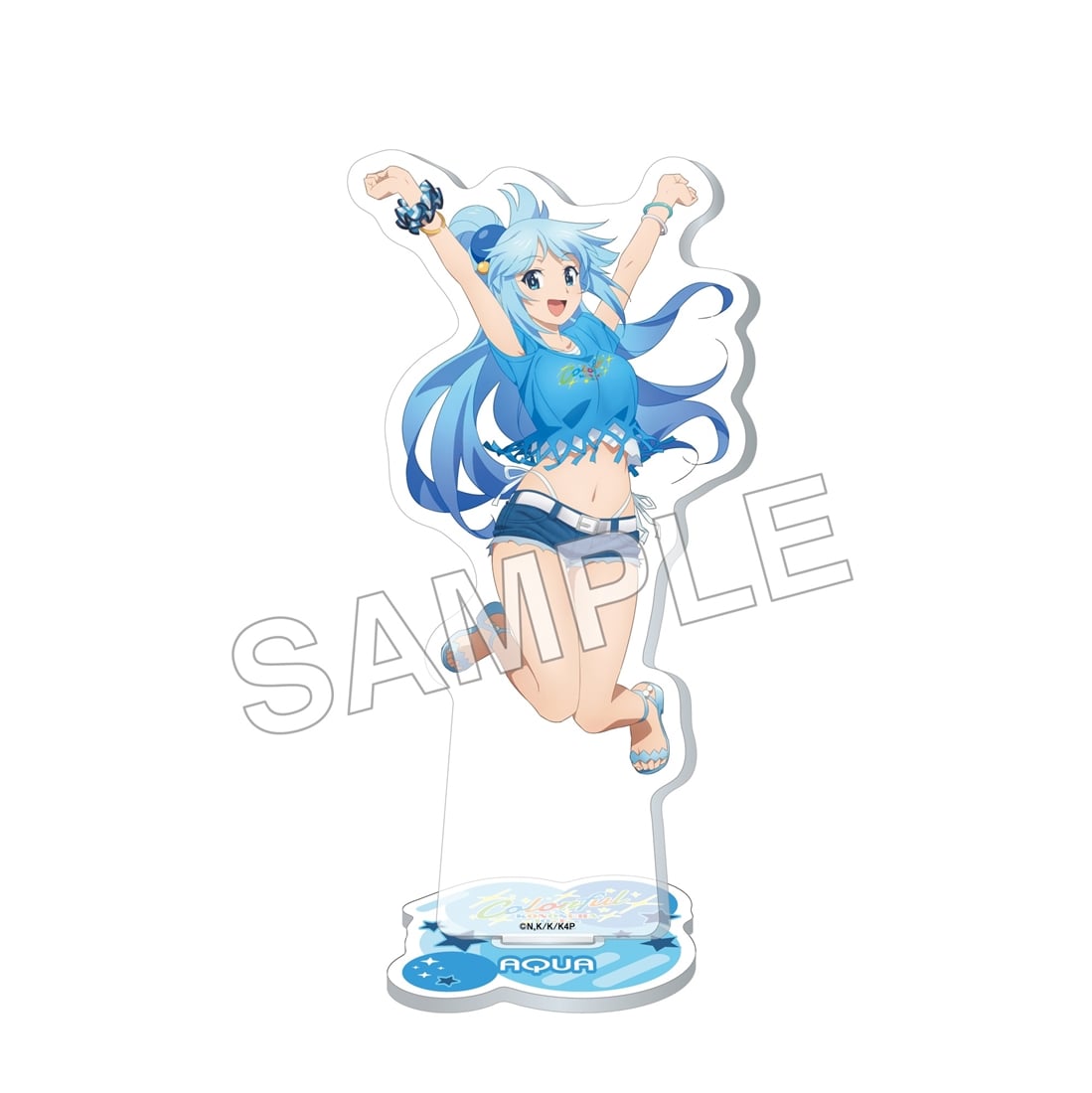 アニメ「この素晴らしい世界に祝福を！」アクリルスタンドフィギュア Colorful ver. アクア