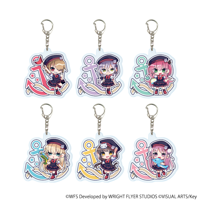 ヘブンバーンズレッド_アクリルキーホルダー23/コンプリートセット(全6種) 第31A部隊(ミニキャライラスト)【コンプリートセット/6個入り】