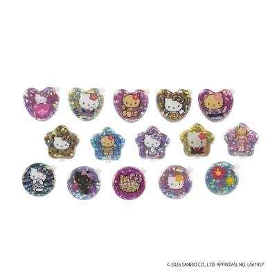 【グッズ-シール】ハローキティ クリスタルシール ＧＯＧＯギャル