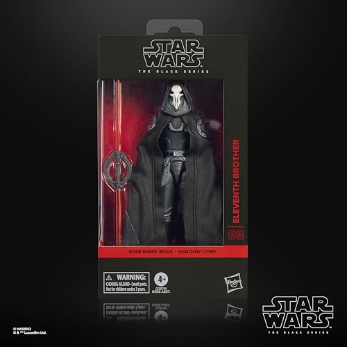 ハズブロ（Hasbro）STAR WARS スター・ウォーズ ブラックシリーズ イレブンス・ブラザー、『スター・ウォーズ：モール／シャドウ・ロード』プレミアム コレクション用 15 cm アクションフィギュア G2570 正規品