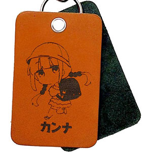 「小林さんちのメイドラゴン さみしがりやの竜」レザースクエアチャーム カンナ