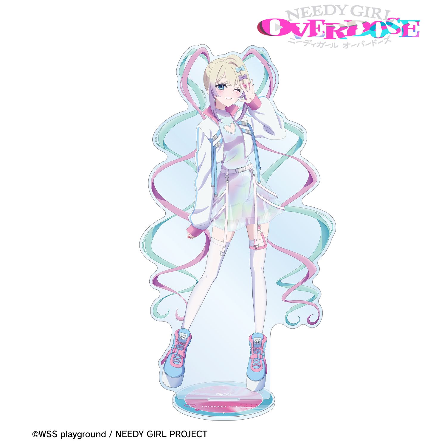 NEEDY GIRL OVERDOSE_描き下ろし 超てんちゃん タクティカルファッションver. 特大アクリルスタンド