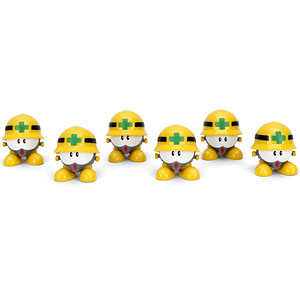 ロックマン アクションフィギュア メットールポットン(メットール×6体)