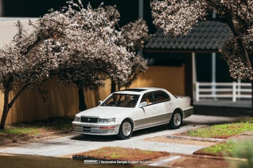 スピードマスタージャパン (Speedmaster Japan) TARMACWORKS 1/64 Lexus LS400 (UCF10) Pearl White ブリスターパッケージ仕様 完成品 T64G-082-WH-B