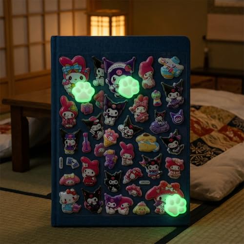 YAYAMIYA 4枚入り お尻シール 3dシー ル 立体シー ル暗闇で光る 夜光 ステッカー おしり おしりぷにぷにシー ル 3D立体シール 夜光しーる 手帳 ぷっくり ぷくぷく つやつや DIY スマホケース SNS人気 子供 女の子 男の子 おもちゃ 誕生日 (4枚セット-B)