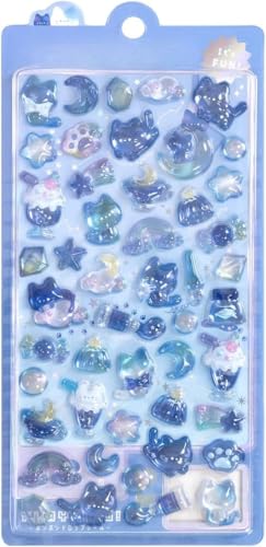 1/8枚セットシール 可愛い 立体 ボンボンドロップシール DIY用 手帳用 安全素材 すぐ使える粘着 簡単剥離 3Dかわいいレリーフ女の子手作りノートパソコン スマートフォン 水筒 ペン 装飾用として使用可能です (安全環保) (8, 可愛いペット) (可愛いペット, 4枚セット)