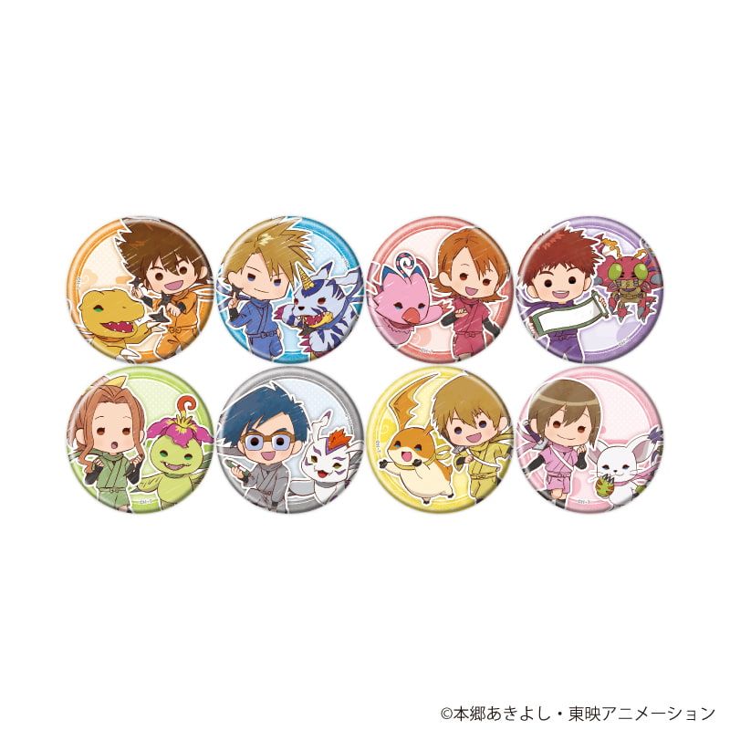 缶バッジ「デジモンアドベンチャー」11/忍者ver. コンプリートセット(全8種)(グラフアートイラスト)