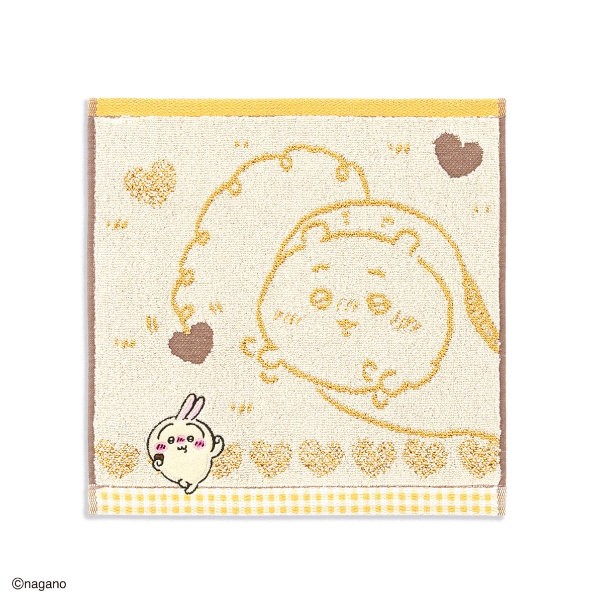 ちいかわ タオルハンカチ（チョコ・イエロー）
