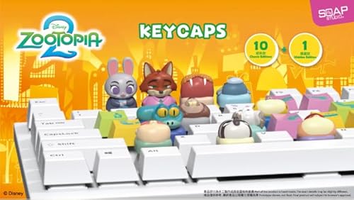 ディズニー ズートピア2 ブラインドボックス キーキャップ 【単品販売1ピース】 グッズ ニック ジュディ