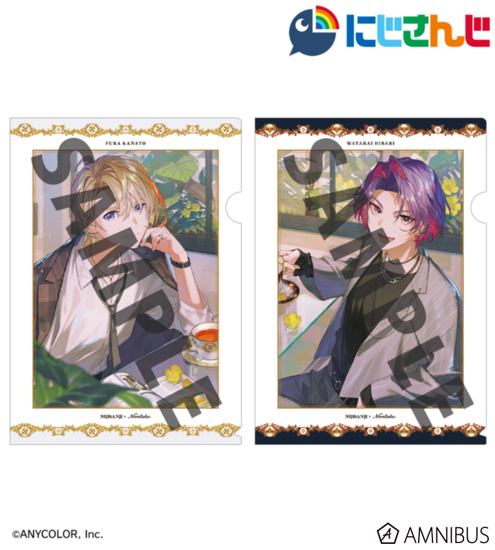 ノリタケコラボ Zeffiro（風楽奏斗&渡会雲雀） A4クリアファイル2枚セット