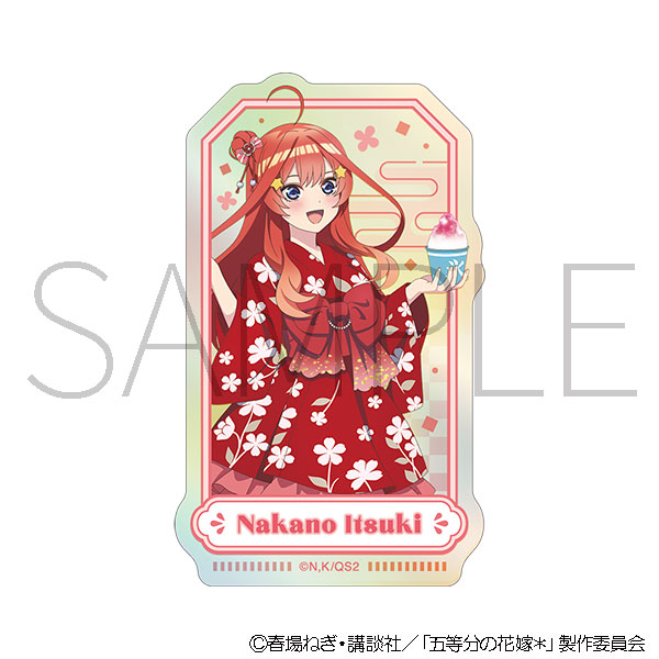 五等分の花嫁* ダイカットステッカー 中野五月[ムービック]《０８月予約》