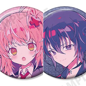 しゅごキャラ！ 夢ノ内さんイラスト 制服ver. トレーディンググリッター缶バッジ 10個入りBOX