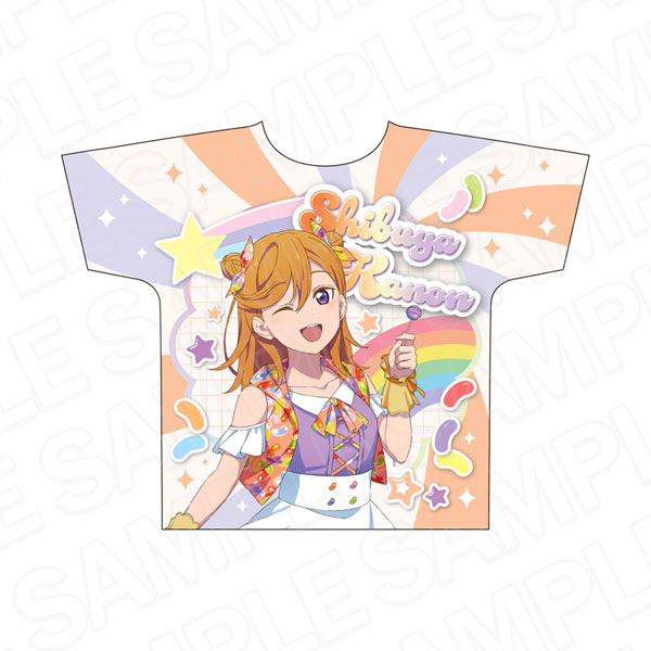 ラブライブ！スーパースター！！ フルグラフィックTシャツ 澁谷かのん Cafe party ver.